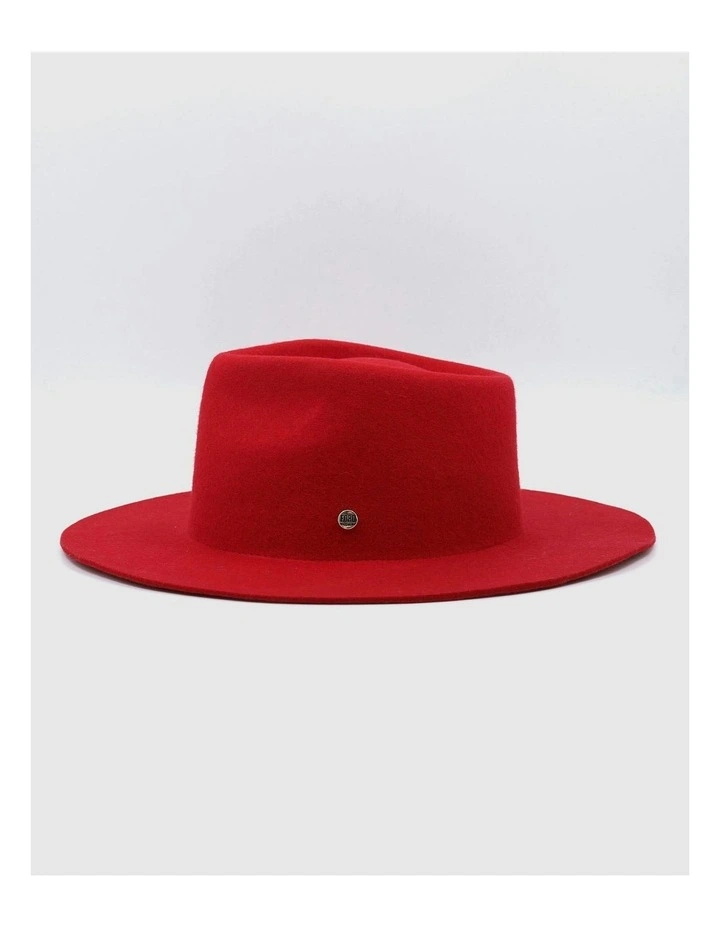 FORD MILLINERY Wool Fedora Hat In Red MYER