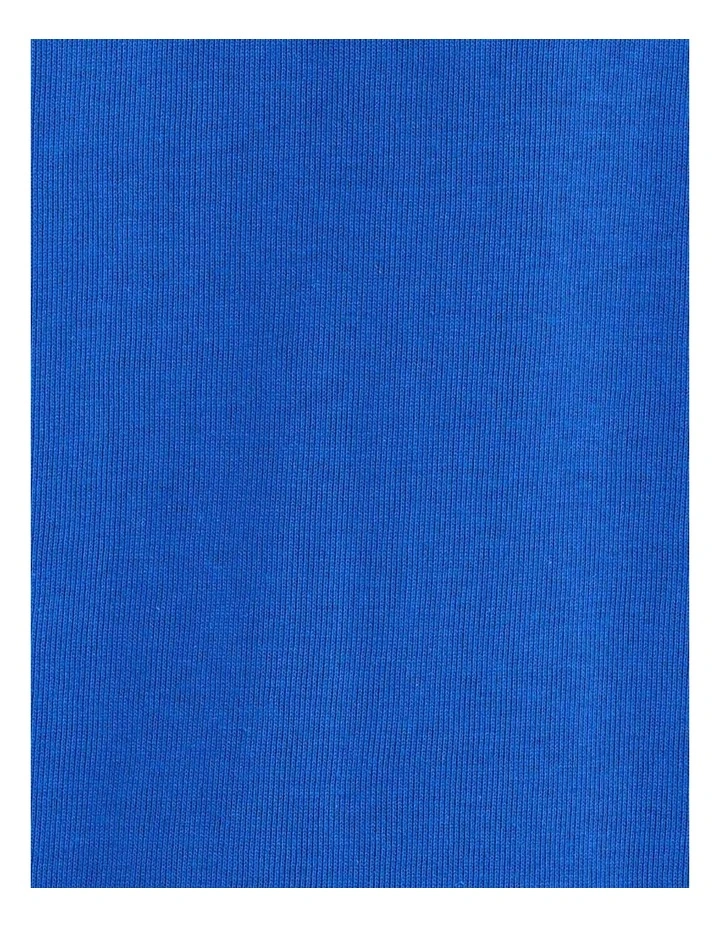 Haven French Rib Zip Up Jacket in Cobalt image 6