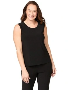 Hush Shorter Camisole in Black