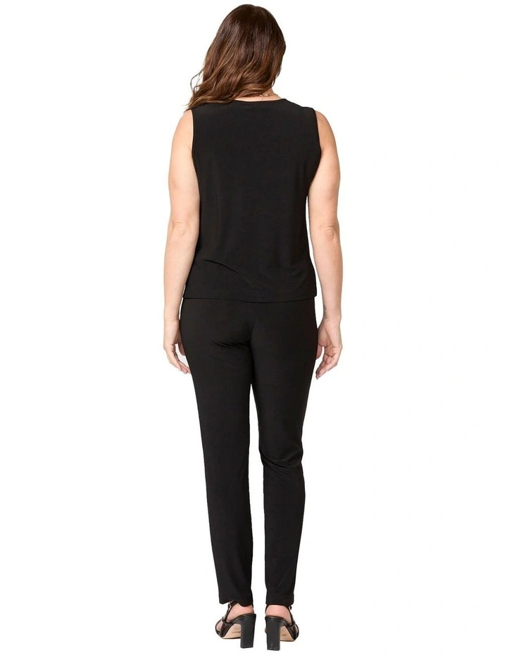 Hush Shorter Camisole in Black image 2