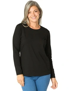 Camp Classic Long Sleeve Tee in Navy