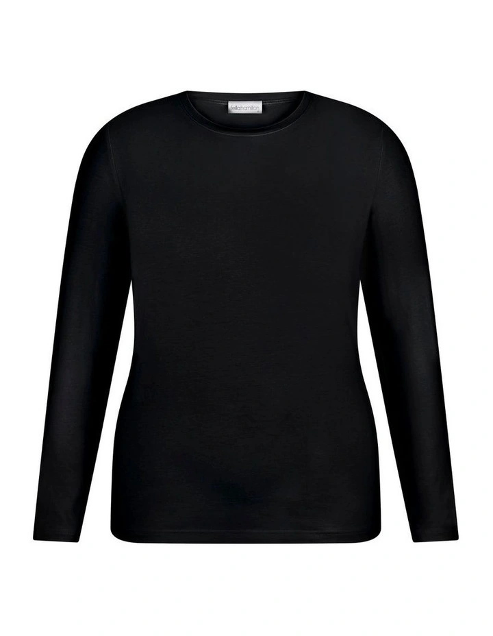 Camp Classic Long Sleeve Tee in Black image 7