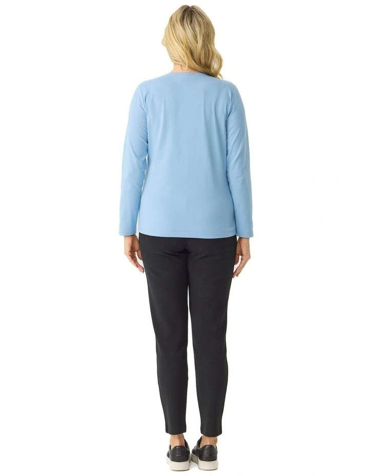 Camp Classic Long Sleeve Tee in Blue image 2