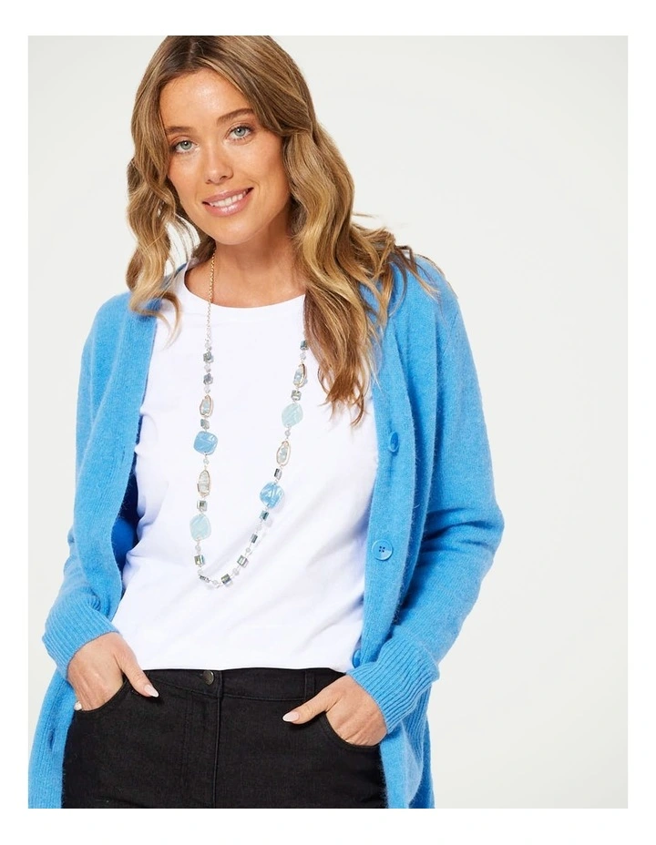 Fella Hamilton Austin Buttons Cardigan In Blue MYER