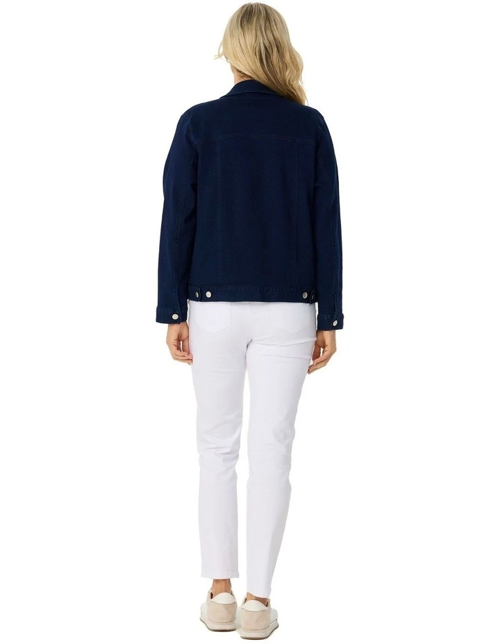 Collared Suzy Jacket in Blue image 2