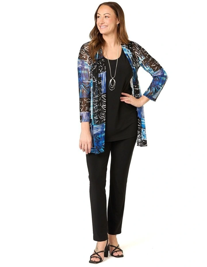 Hush Long Length Singlet in Black image 5