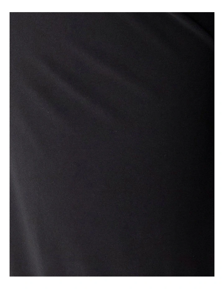 Warm Up High Neck Skivvy in Black image 5