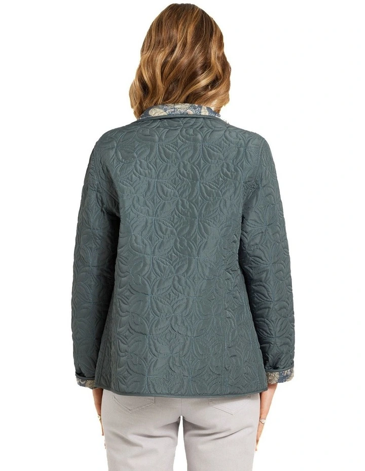 Ulvio Reversible Jacket in Olive image 4