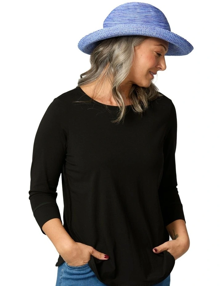 Classic Breton Squash & Wash Hat in Blue image 6