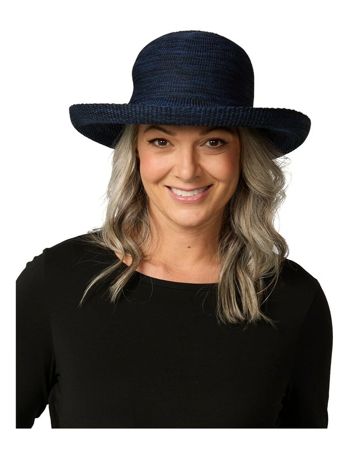 Classic Breton Squash & Wash Hat in Navy image 6