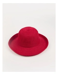 Classic Breton Squash & Wash Hat in Red