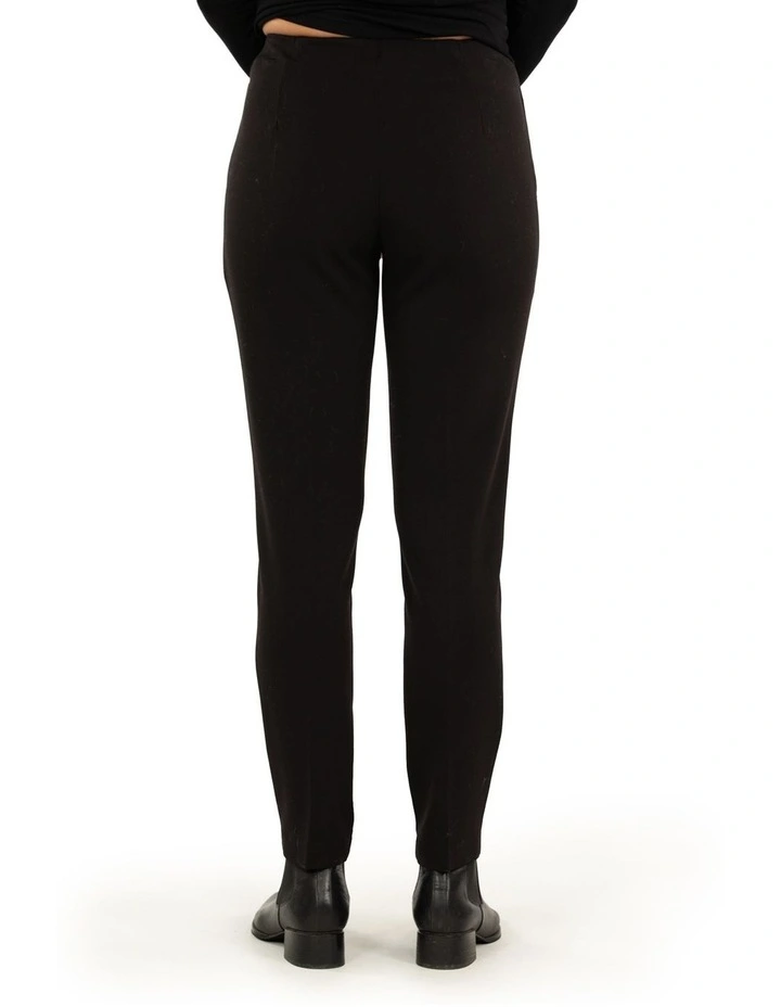 Ponti Classic Pant With Pockets in Black image 2