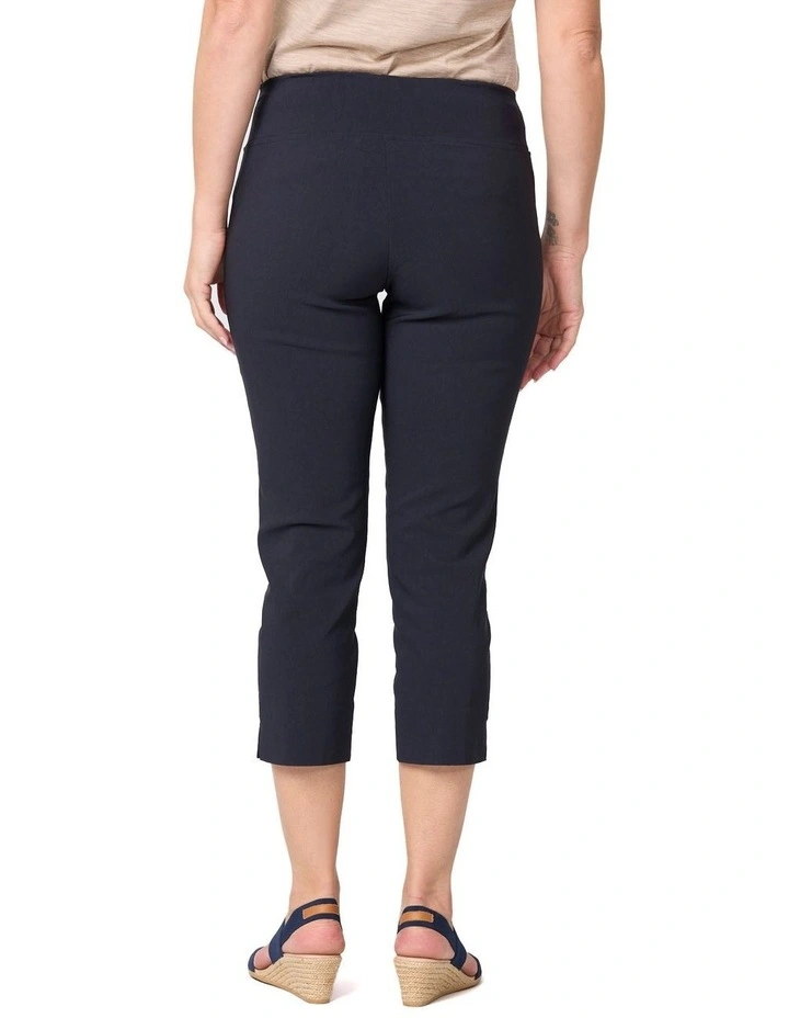 Sandy Stretch 7/8 Pull On Jeans in Black image 2