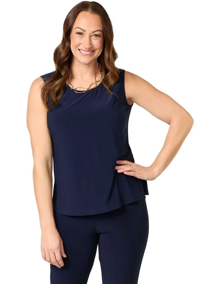 Hush Shorter Camisole in Blue image 1