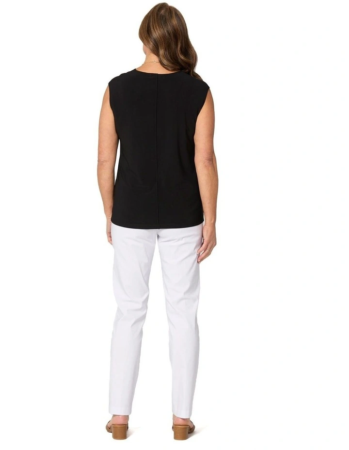 Chaucer Long Narrow Pant in White image 2
