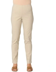 Chaucer Long Narrow Pant in Brown