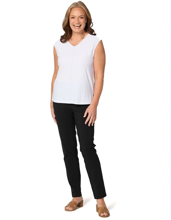 Chaucer Long Narrow Pant in Black image 4
