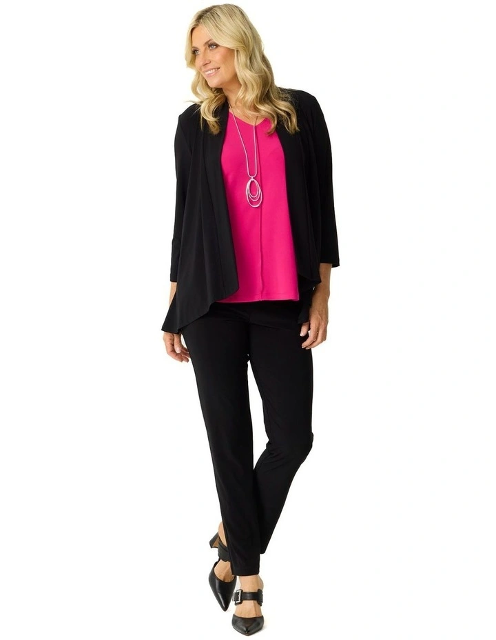 Chaucer Long Narrow Pant in Black image 7