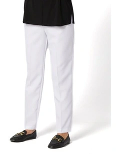 Reserve Plain Pull On Pant in White