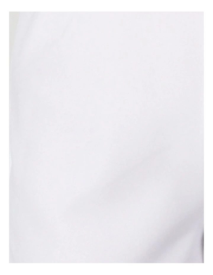 Reserve Plain Pull On Pant in White image 5