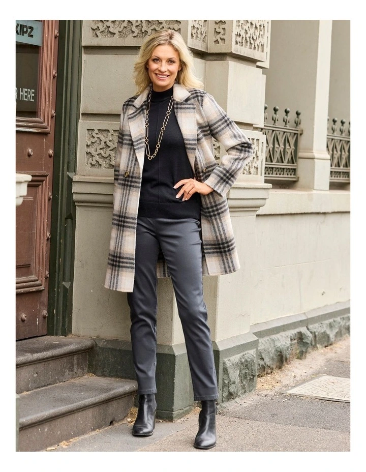 Viola Turtle Neck Sweater in Black image 7