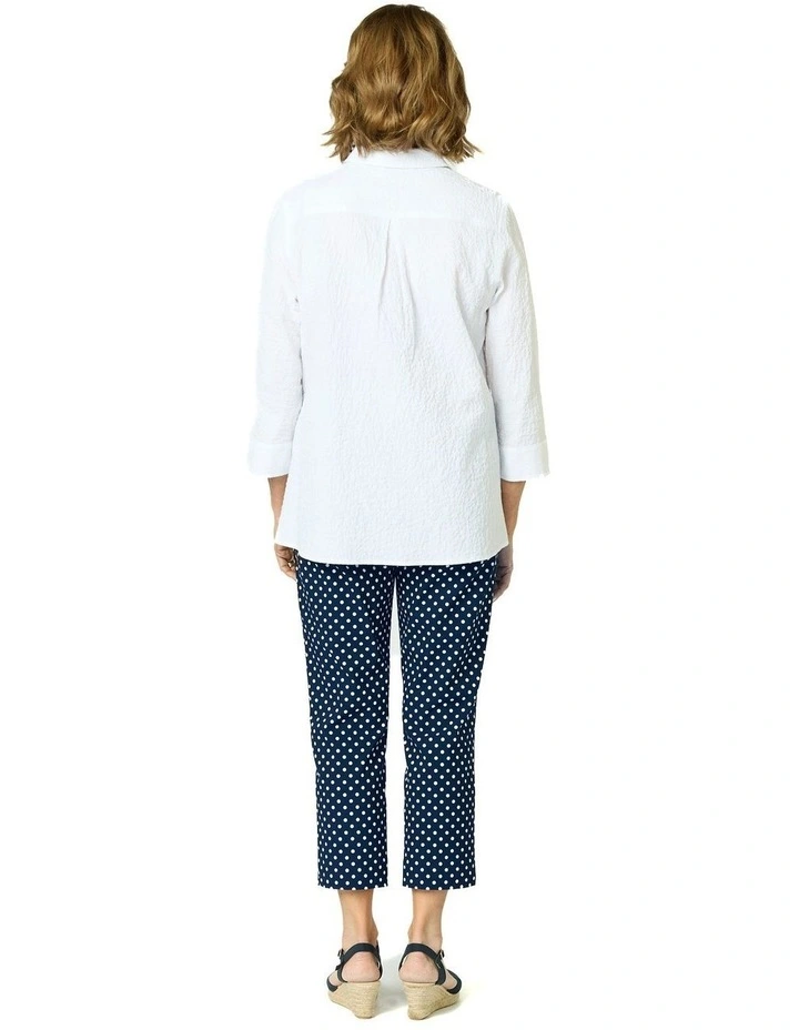 Spot Dot 7/8 Stretch Pant in Navy Multi image 2