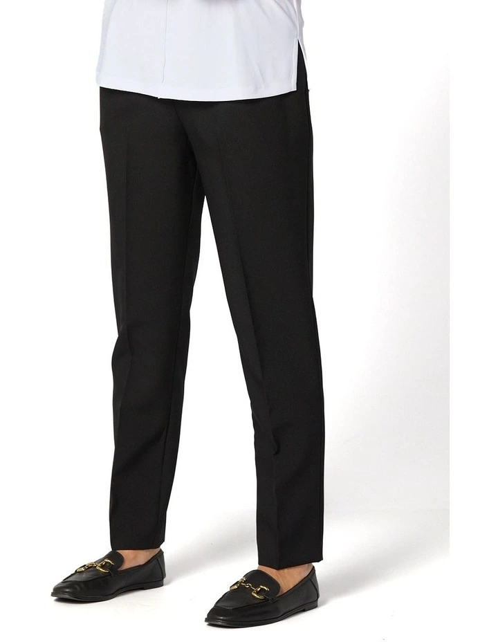 Reserve Plain Pull On Pant in Black image 1