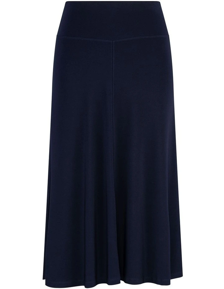 Hush Flared Midi Skirt in Blue image 6