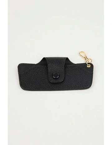 Ollie Glasses Case in Sleek Black