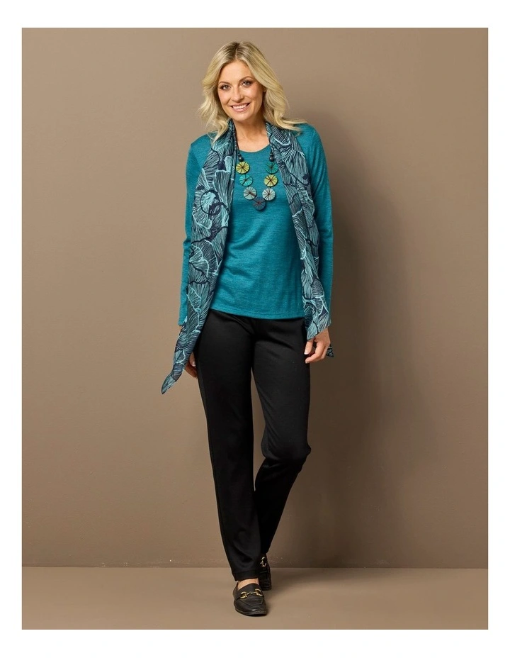 Hedrena Classic Long Sleeve Tee in Ocean image 7