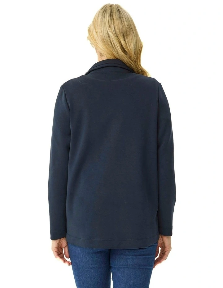 Energy Zip up Jacket in Navy image 2