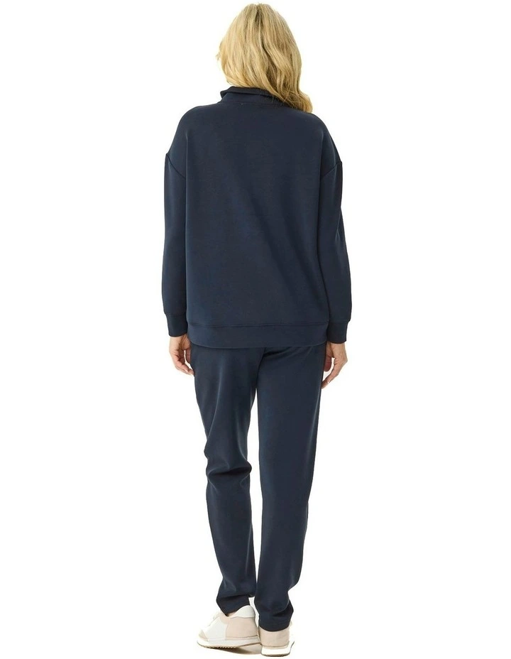 Energy Stud Neck Top in Blue image 2