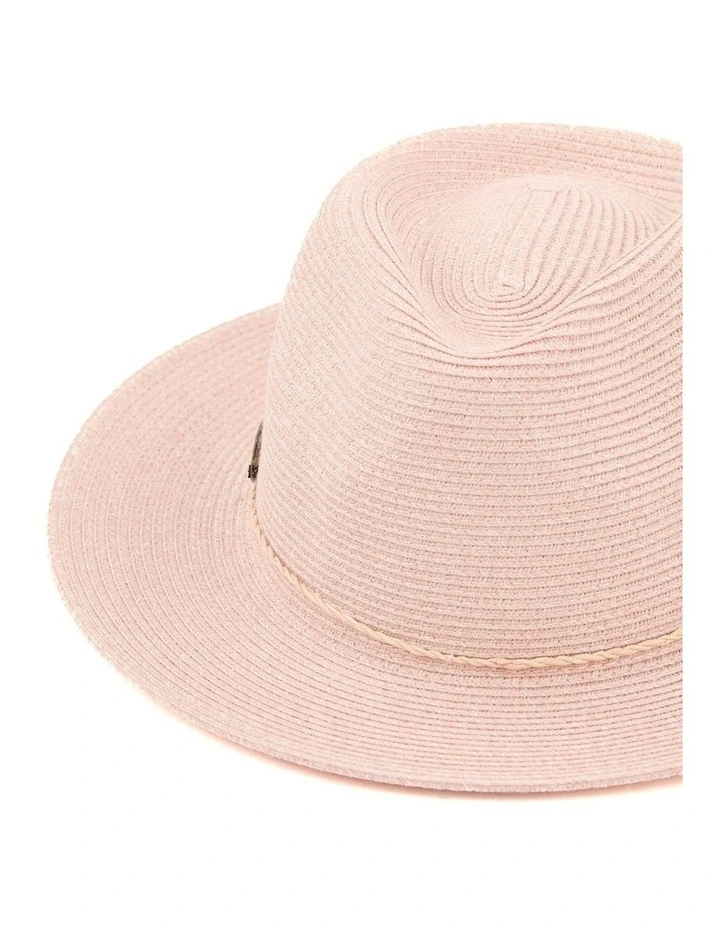 Avoca Flexibraid Fedora in Old Rose image 3