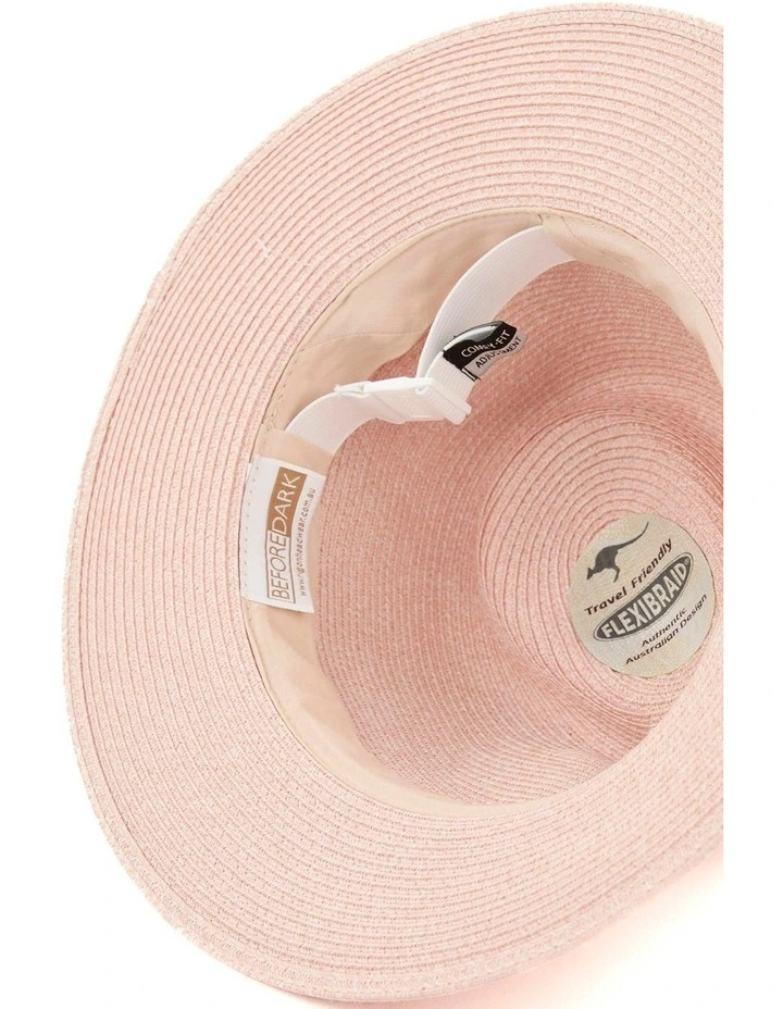 Avoca Flexibraid Fedora in Old Rose image 4