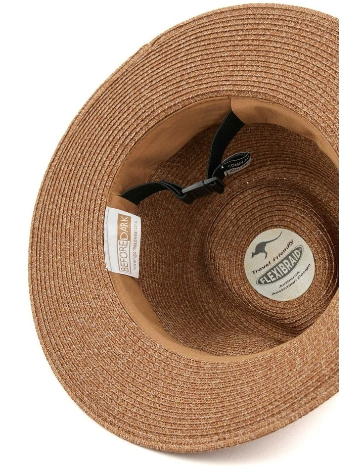 Avoca Flexibraid Fedora in Cinnamon image 4