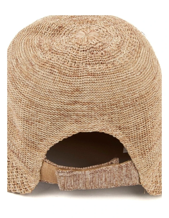 Annika Cap in Mixed Camel image 4