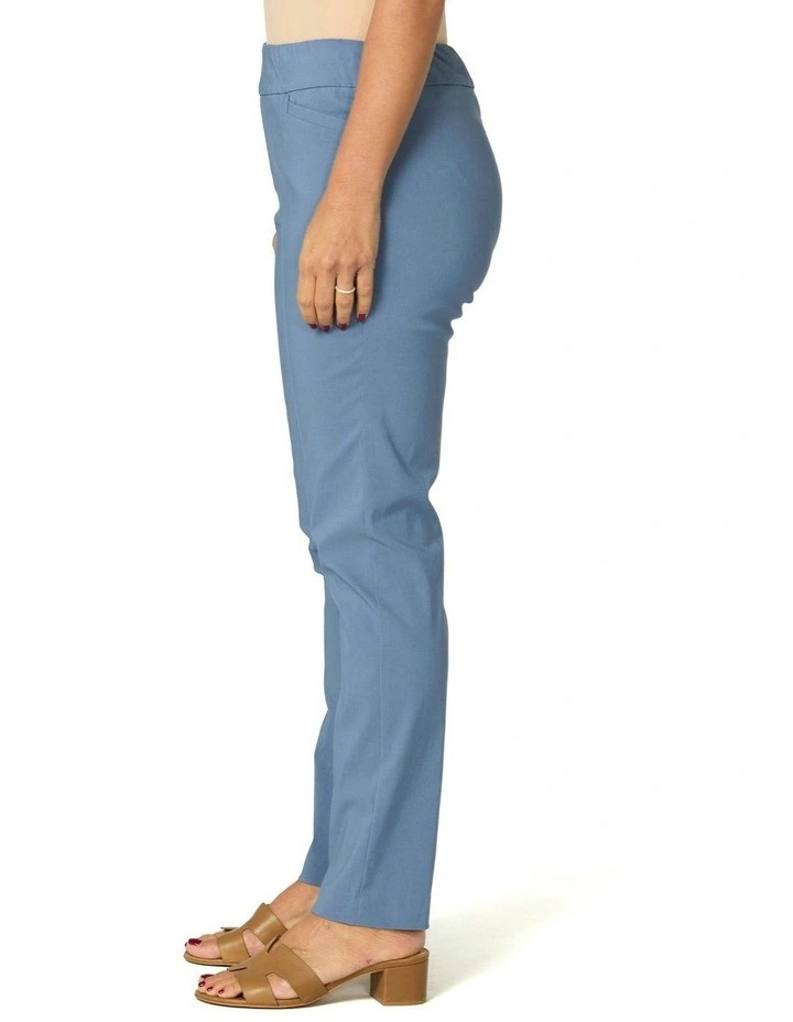 Chaucer Pocket Narrow Leg Pant in Blue image 3