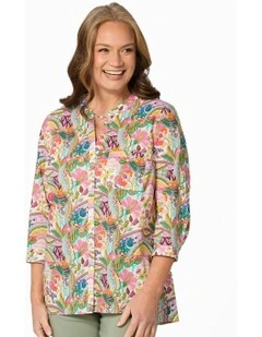The Liberty Stage 3/4 Sleeve Shirt in Assorted