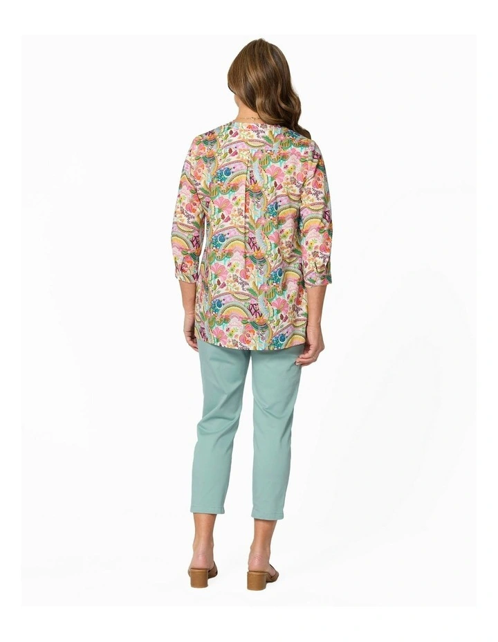 The Liberty Stage 3/4 Sleeve Shirt in Assorted image 2