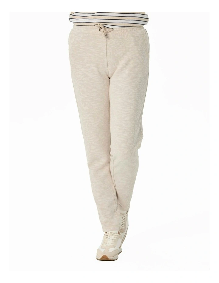 Retreat Top Stitch Pull On Pant in Taupe image 1