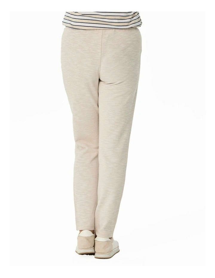 Retreat Top Stitch Pull On Pant in Taupe image 2