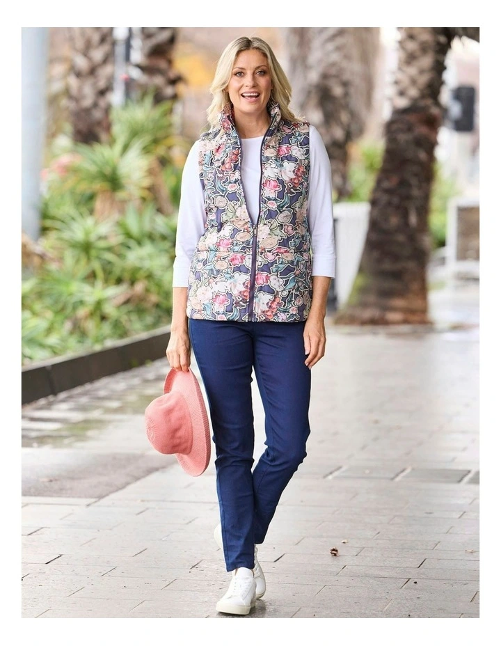 Suebelle Print Vest in Assorted image 5