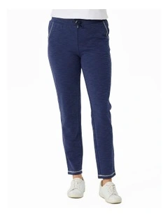 Retreat Top Stitch Pull On Pant in Indigo