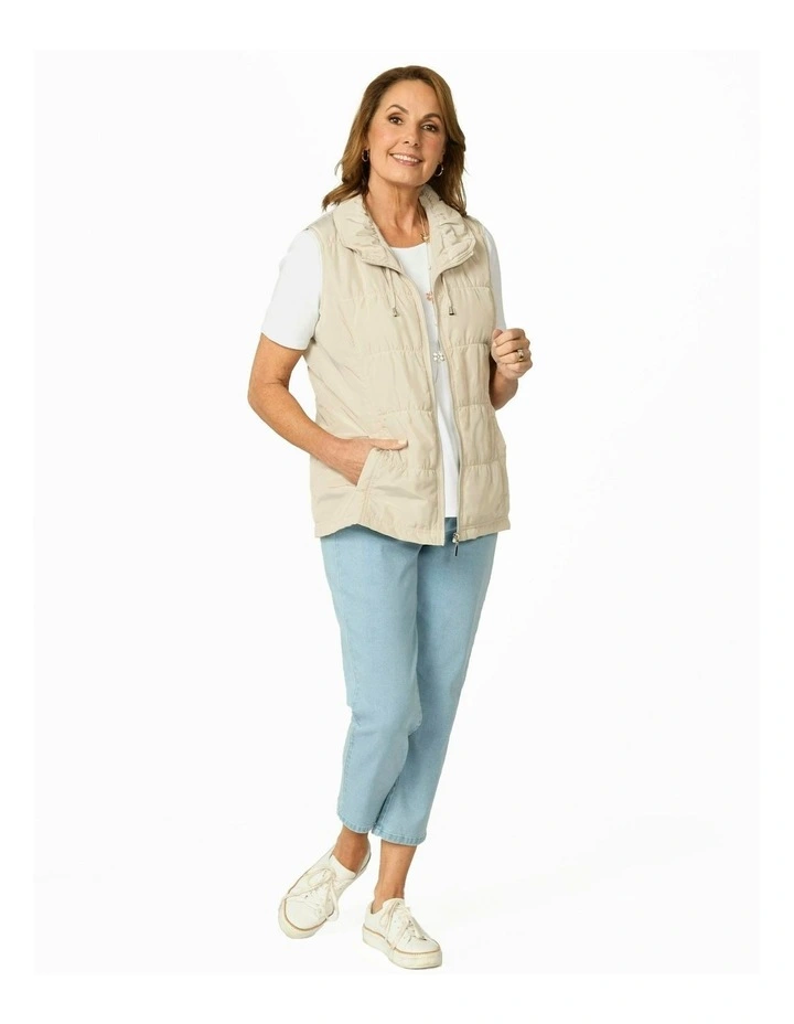 Sandy Stretch 7/8 Pull On Jean in Blue image 4