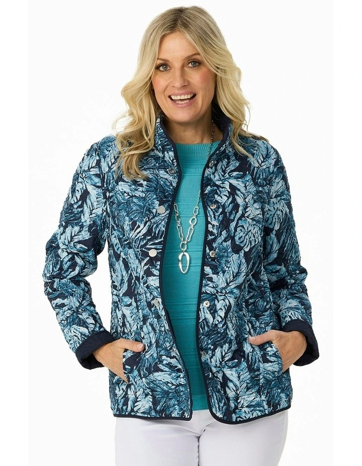 Palm Springs Reversible Jacket in Blue image 1