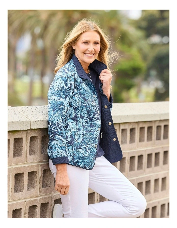 Palm Springs Reversible Jacket in Blue image 5