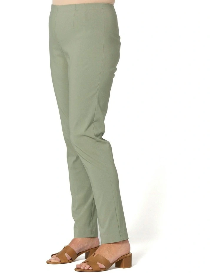 Chaucer Long Narrow Pant in Sage image 3