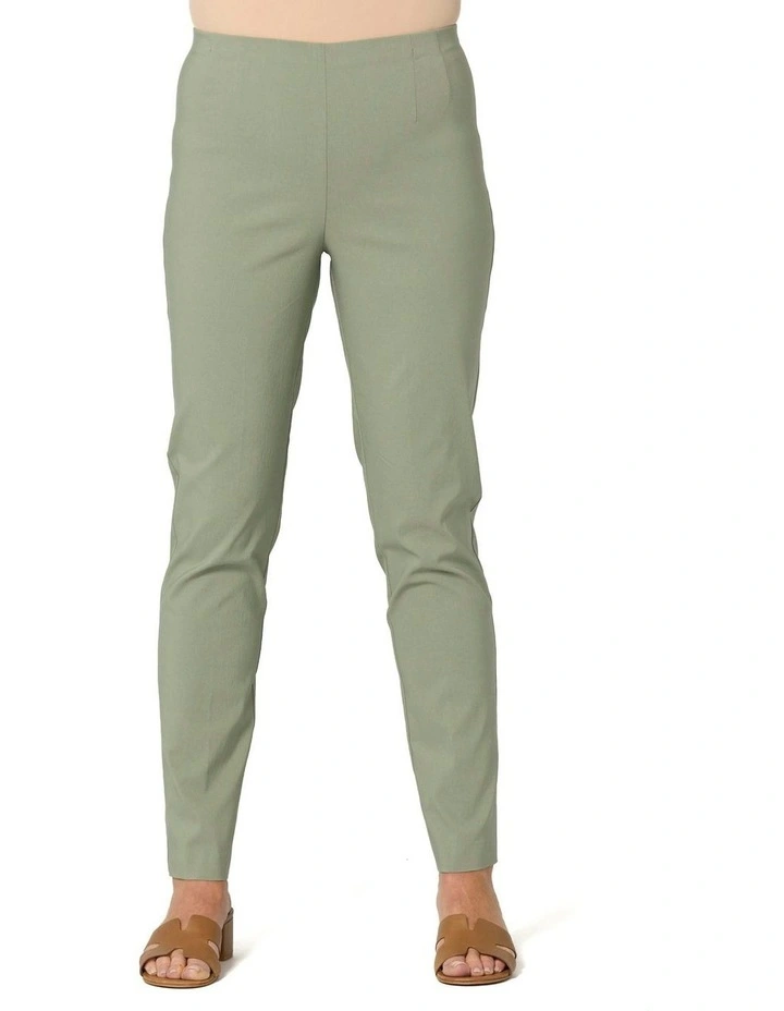 Chaucer Long Narrow Pant in Sage image 4