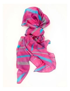 Salem Silk Scarf in Pink