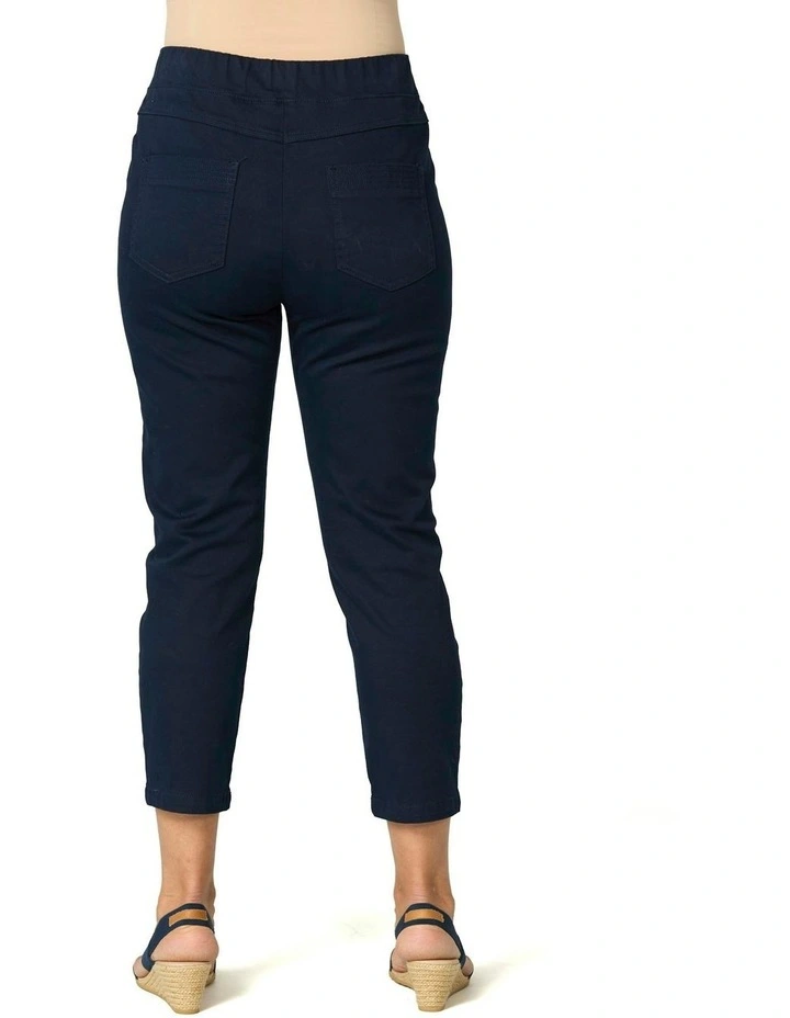 Sandy Stretch 7/8 Pull On Jeans in Blue image 2